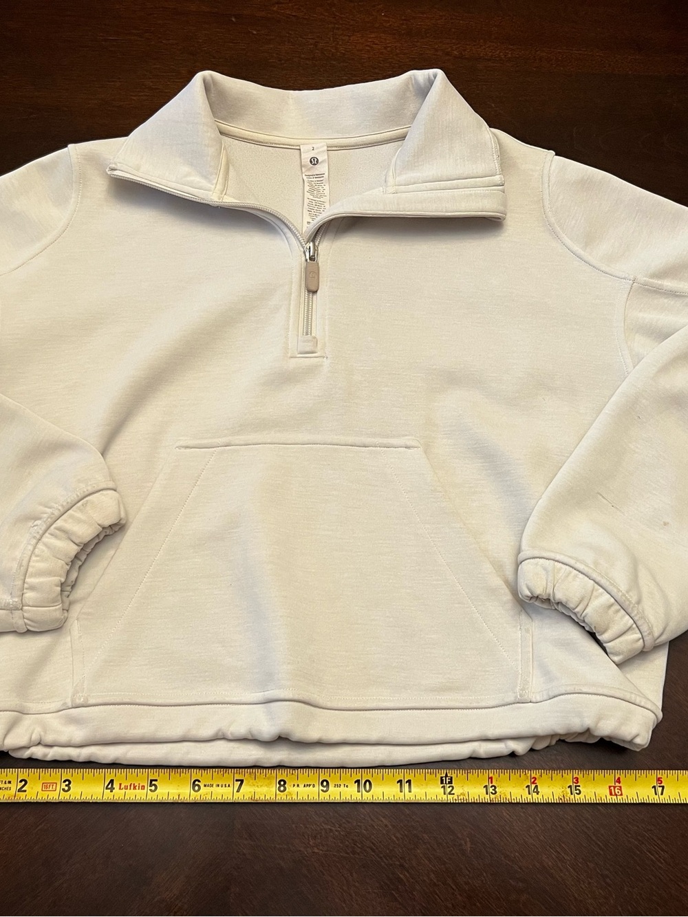 lululemon athletica Cream Half-Zip Pullover Sweatshirt